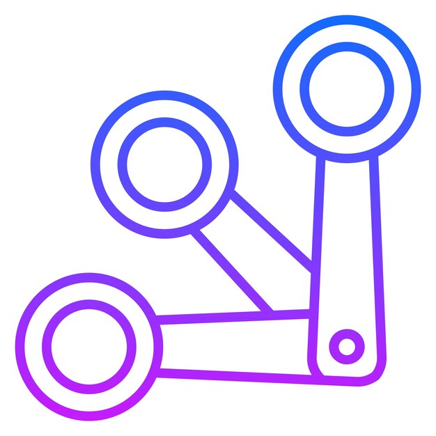 un logotipo púrpura y azul con un diseño púrpura e azul