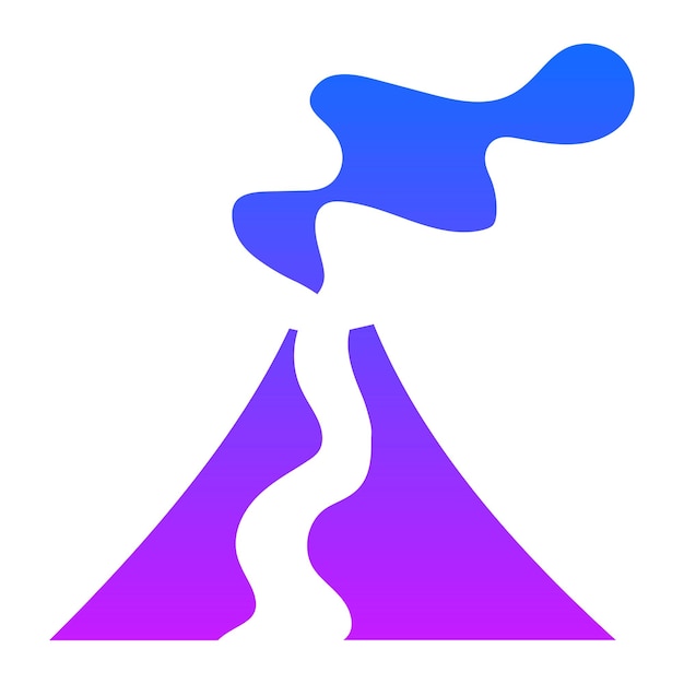 un logotipo púrpura y azul con una persona caminando delante de él
