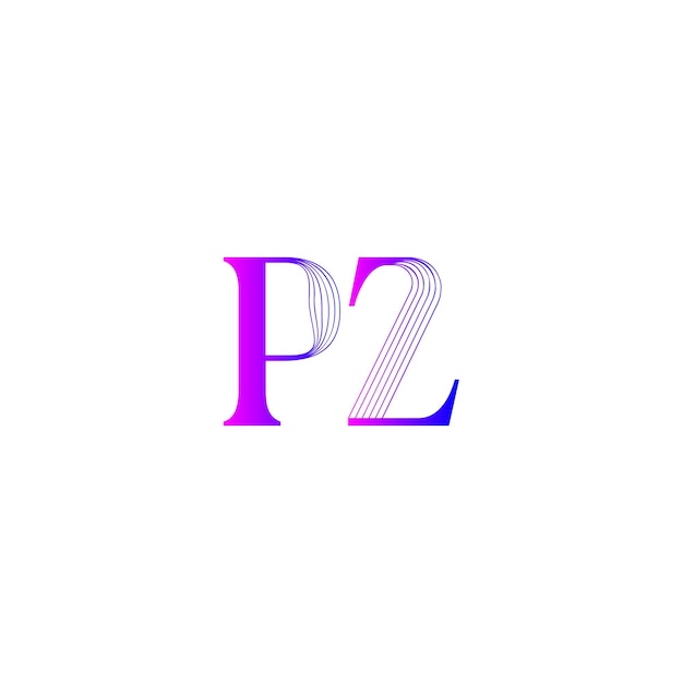 Vector el logotipo de pz