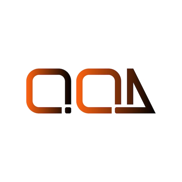 El logotipo de QA es creativo, moderno, minimalista, inicial, monograma, símbolo, tipografía vectorial y diseño elegante de iconos.