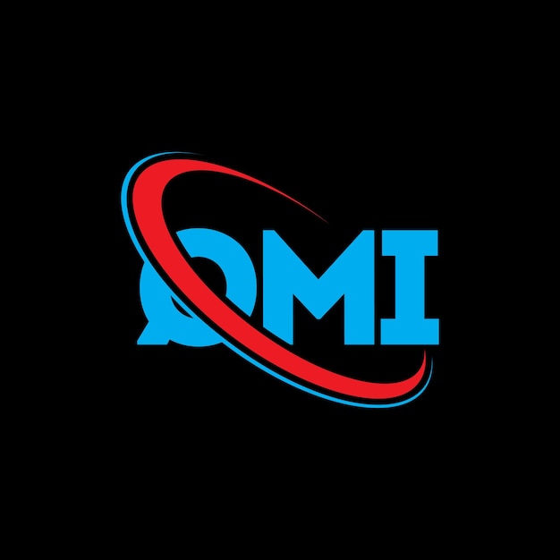 Logotipo de QMI: diseño de logotipo de letra QMI: iniciales, logotipo QMI vinculado con círculo y mayúscula, logotipo de monograma, tipografía QMI para negocios tecnológicos y marca inmobiliaria.