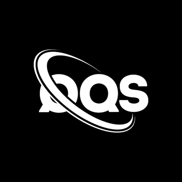 Logotipo QQS letra QQS diseño de logotipo de letra Iniciales Logos QQS vinculados con círculo y mayúsculas Logotipo de monograma QQS tipografía para negocios tecnológicos y marca inmobiliaria