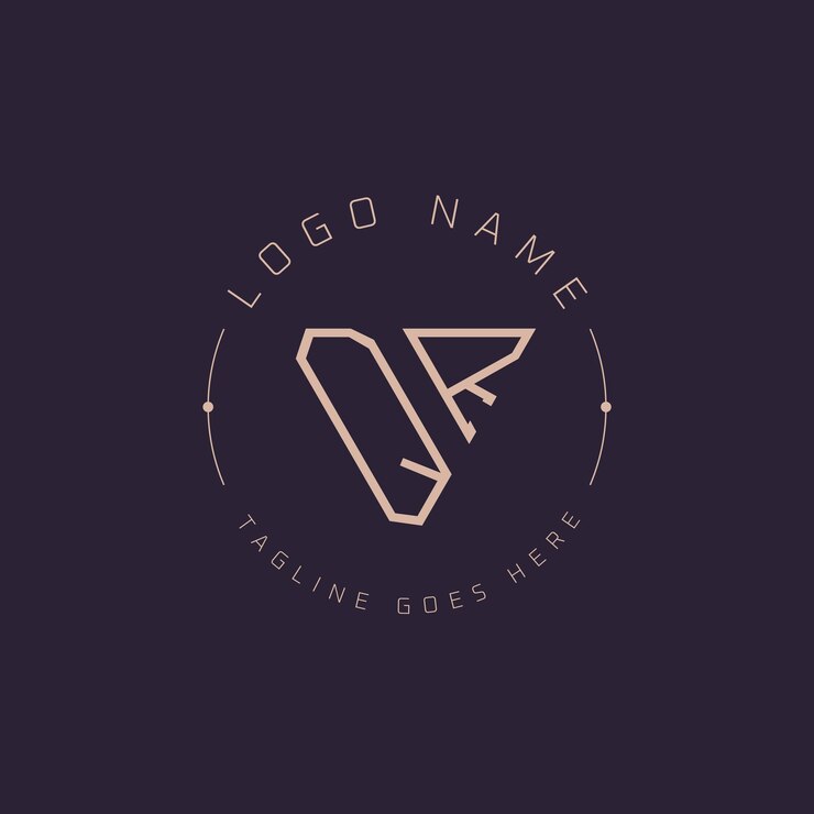 Vector logotipo qr profesional moderno monograma de letras qr mínimas emblema para la marca premium