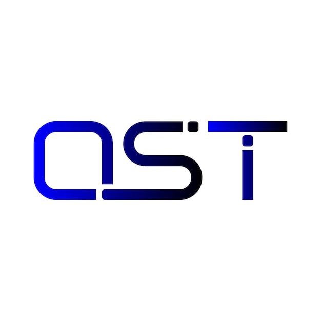 Logotipo de QST creativo moderno minimalista monograma inicial símbolo tipografía vectorial diseño elegante de íconos