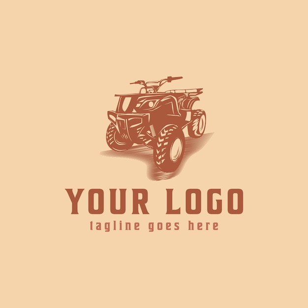 Logotipo quad vintage