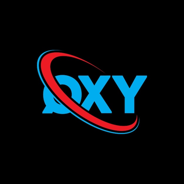 Logotipo QXY letra QXY diseño del logotipo de la letra inicial QXY logotipo vinculado con círculo y mayúscula monograma logo QXY tipografía para negocios tecnológicos y marca inmobiliaria