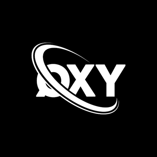 Logotipo QXY letra QXY diseño del logotipo de la letra inicial QXY logotipo vinculado con círculo y mayúscula monograma logo QXY tipografía para negocios tecnológicos y marca inmobiliaria