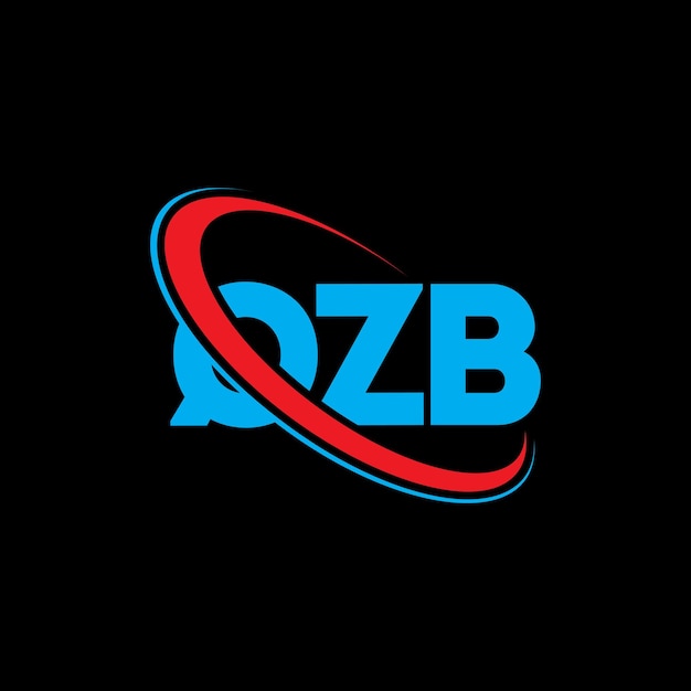 Logotipo QZB letra QZB diseño de letra logotipo Iniciales Logo QZB vinculado con círculo y mayúscula logotipo monograma QZB tipografía para negocios de tecnología y marca inmobiliaria