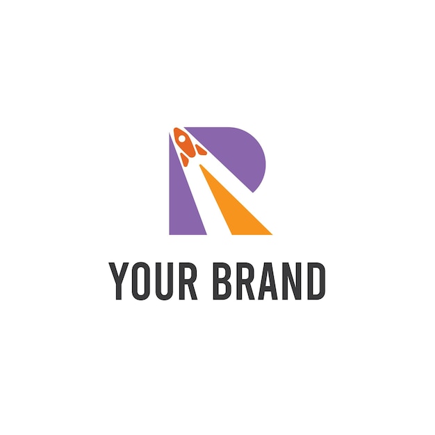 El logotipo de R Rocket