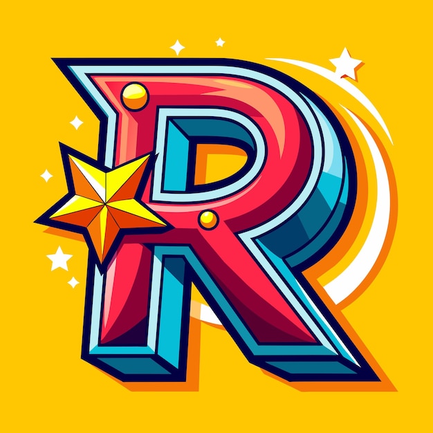 Vector el logotipo r