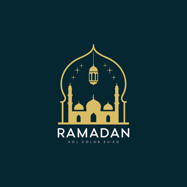 logotipo de ramadán kareem