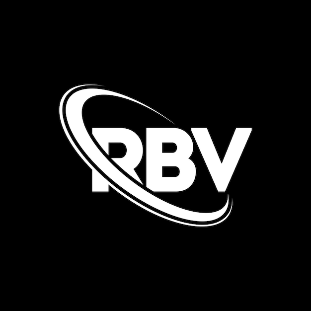 Logotipo RBV RBV letra RBV letra logotipo diseño iniciales RBV logotipo vinculado con círculo y mayúscula monograma logotipo RBV tipografía para negocios de tecnología y marca inmobiliaria