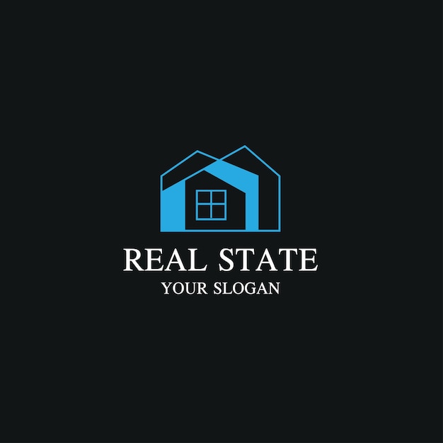 Vector el logotipo de realstate