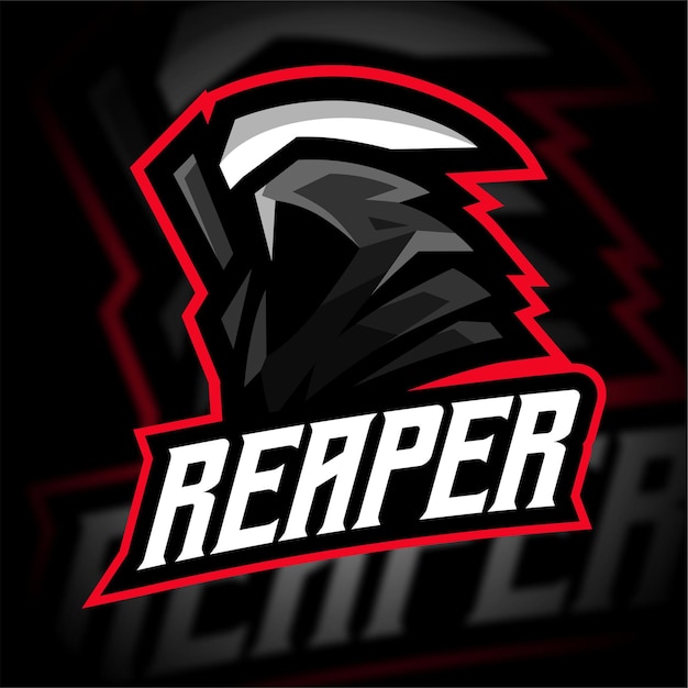 Logotipo de reaper e sport gaming