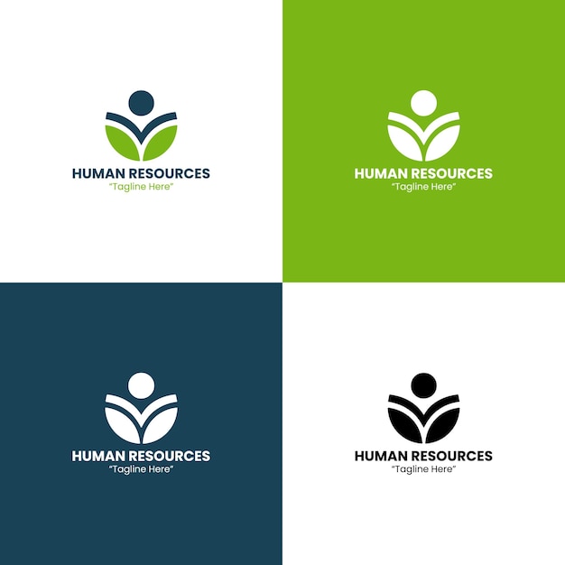 El logotipo de los recursos humanos