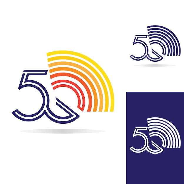 Logotipo de red 5G Logotipo de red Conexión 5G Número 5 y letra G