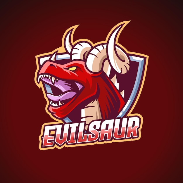 Logotipo de red dragon esport