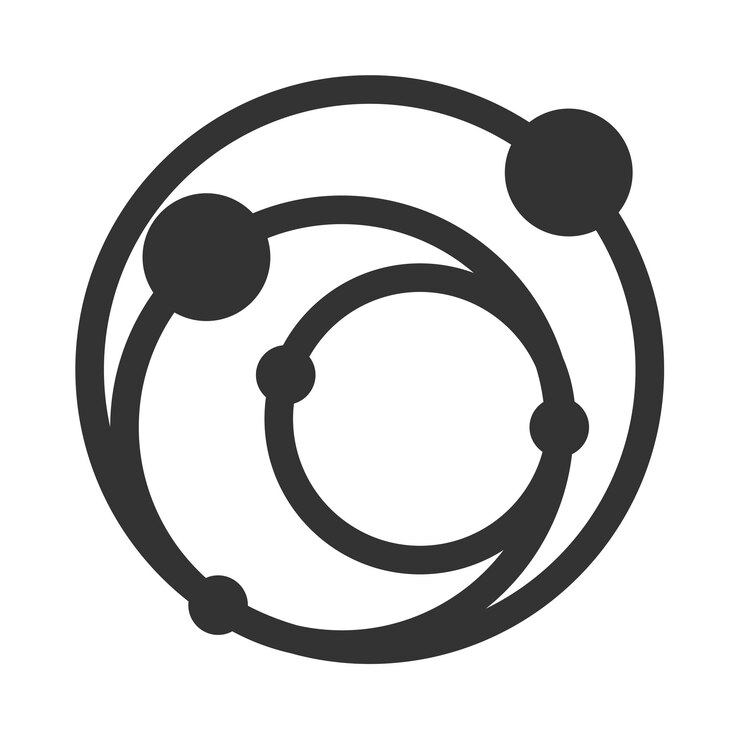 Vector logotipo de red global logotipo de tecnología logotipo de software diseño internet vector símbolo icono