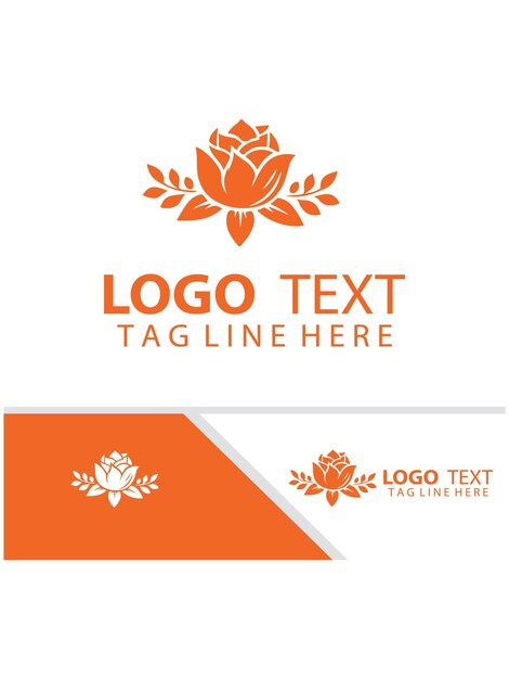 El logotipo del regalo floral