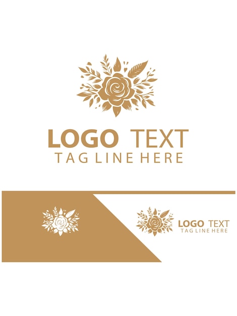 El logotipo del regalo floral