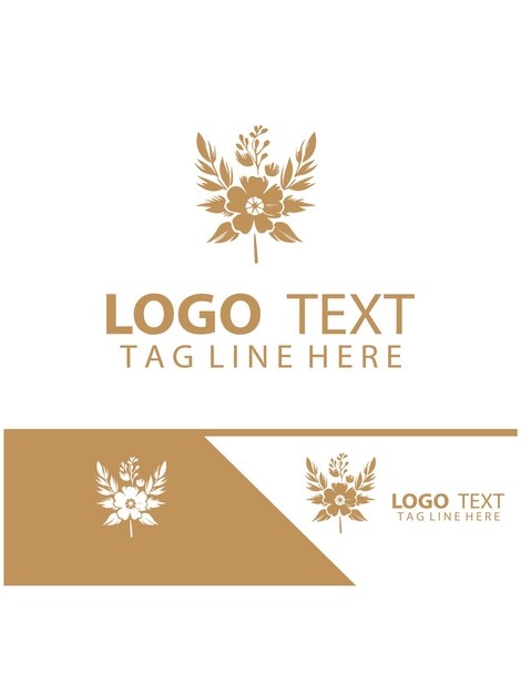 El logotipo del regalo floral