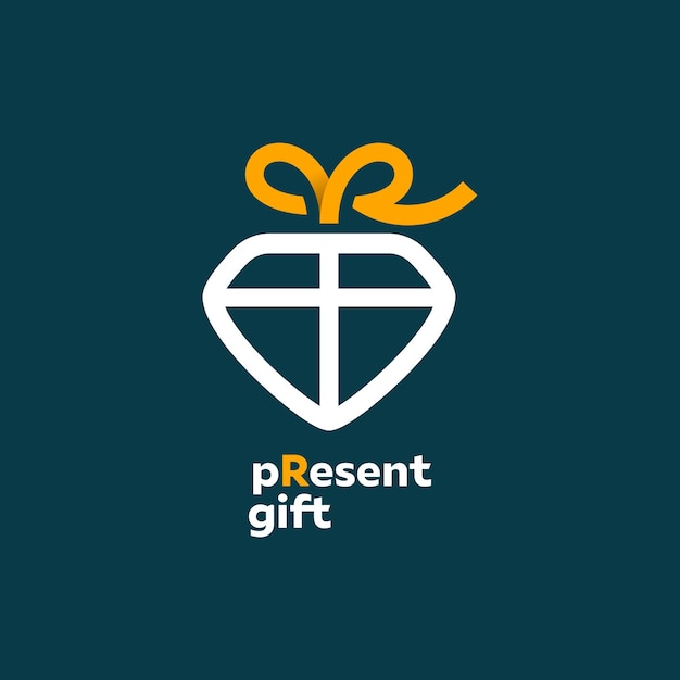 Logotipo de regalo r