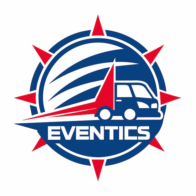 El logotipo para el registro de eventos es simple pero llamativo con fuentes audaces y colores vibrantes Creación de logotipos personalizados para empresas emergentes