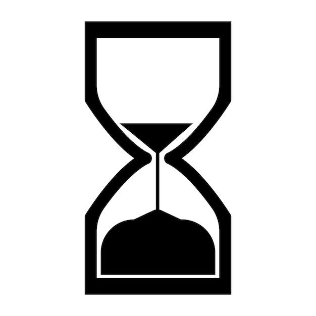 El logotipo del reloj de arena