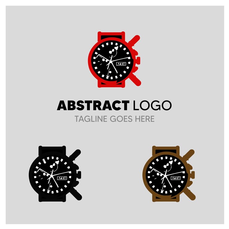 Vector el logotipo del reloj