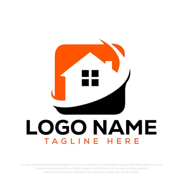 logotipo de renovación del hogar logotipo de vector logotipo de templete