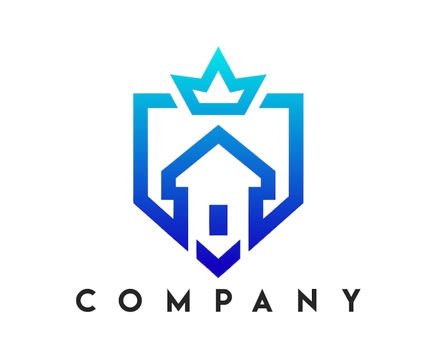 Logotipo de renovación de reparación de viviendas, logotipo de construcción de edificios