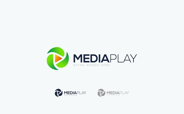 logotipo de reproducción de medios