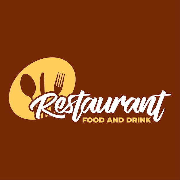 Vector logotipo del restaurante elegante estilizado con silueta de cortinas