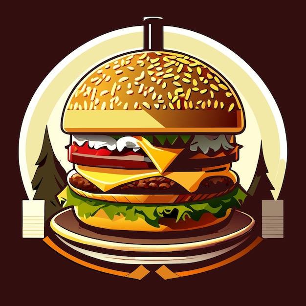 Logotipo de restaurante de hamburguesas