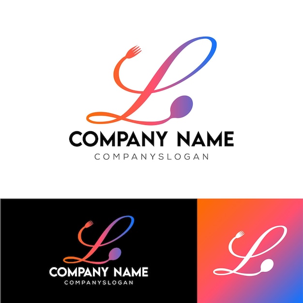 Logotipo del restaurante con la letra L