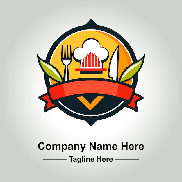 un logotipo de restaurante profesional aquí