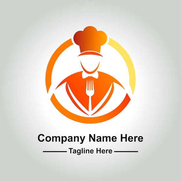 un logotipo de restaurante profesional aquí