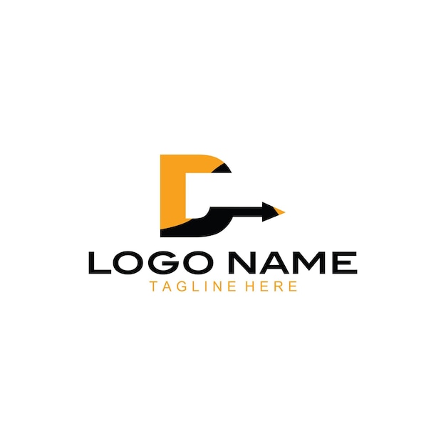 El logotipo de resumen vectorial d