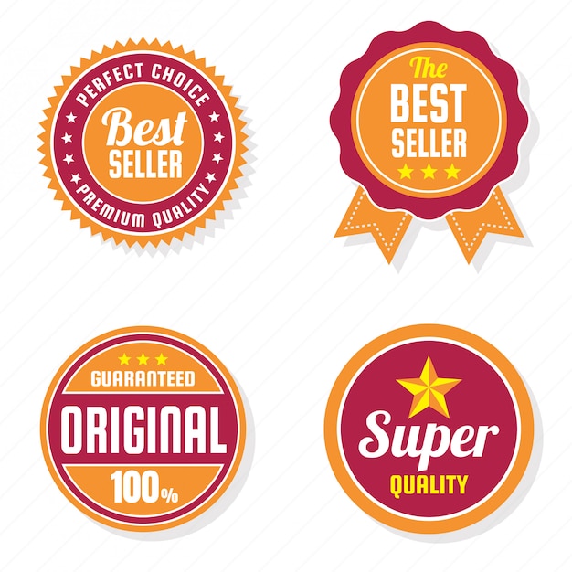 Logotipo retro vectorial vintage para el estandarte