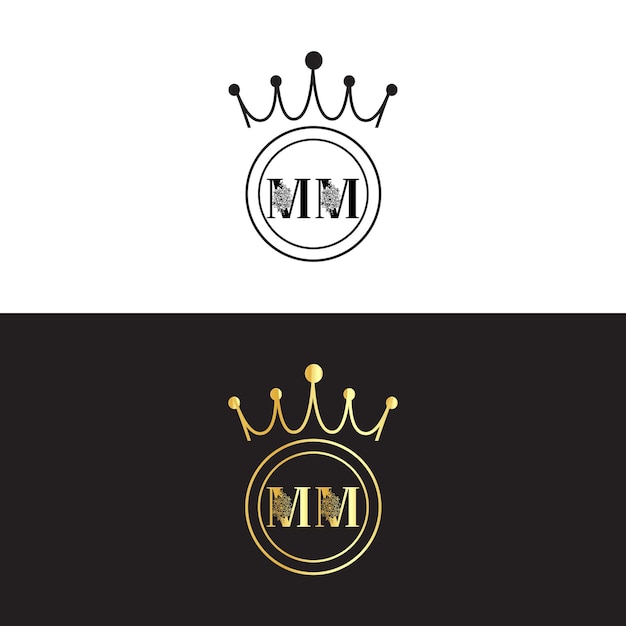 un logotipo para el rey y la reina