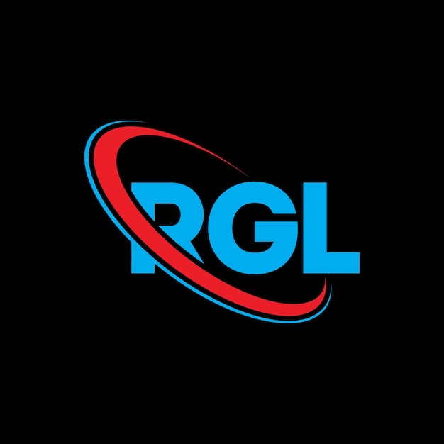Logotipo RGL RGL letra RGL letra diseño logotipo iniciales RGL logotipo vinculado con círculo y mayúscula monograma logotipo RGL tipografía para negocios de tecnología y marca inmobiliaria