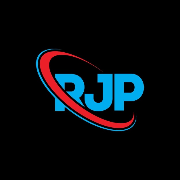 Logotipo RJP RJP letra RJP letra diseño de logotipo Iniciales RJP logotipo vinculado con círculo y mayúscula monograma logotipo RJP tipografía para negocios de tecnología y marca inmobiliaria
