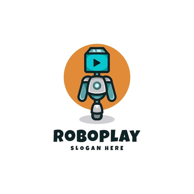 Vector logotipo de robo play