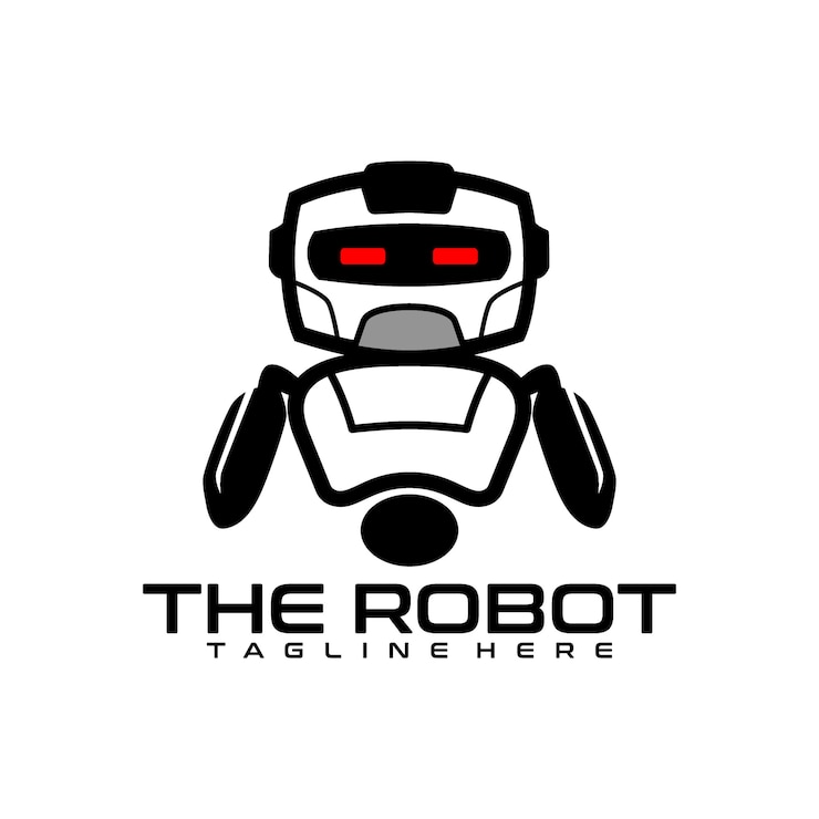 Vector logotipo de robot