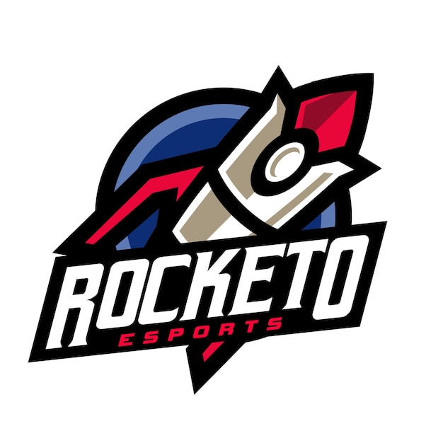 Logotipo de rocket e sport gaming