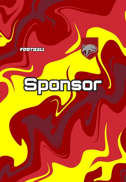 un logotipo rojo y amarillo para el deporte