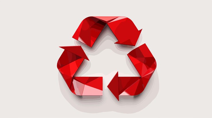 un logotipo rojo y blanco con una cruz en el medio