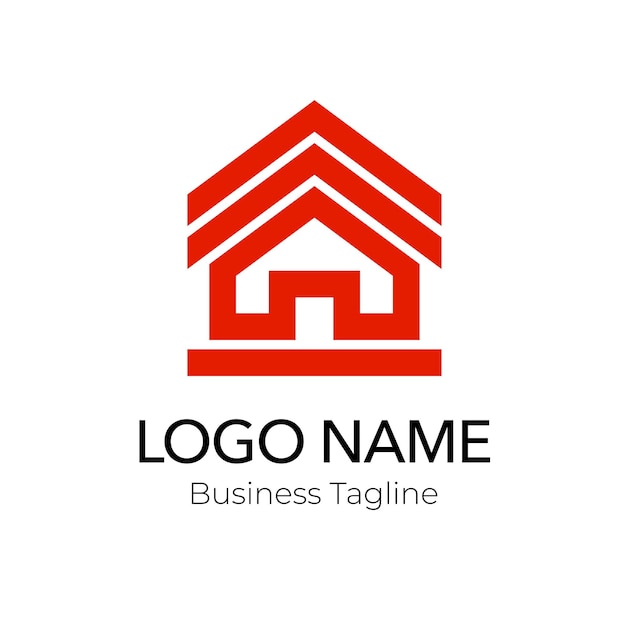 El logotipo rojo de la Compañía Inmobiliaria