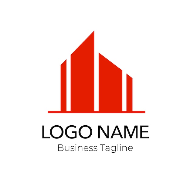 El logotipo rojo de la Compañía Inmobiliaria