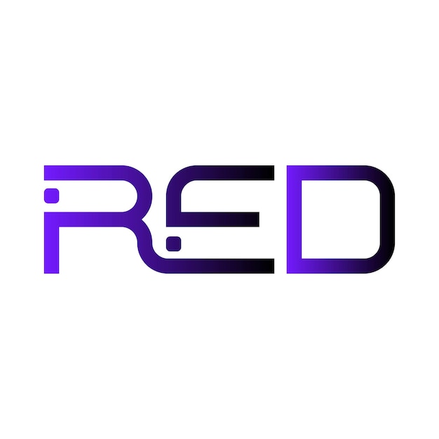 logotipo rojo tipografía abstracta diseño vectorial mínimo moderno simple